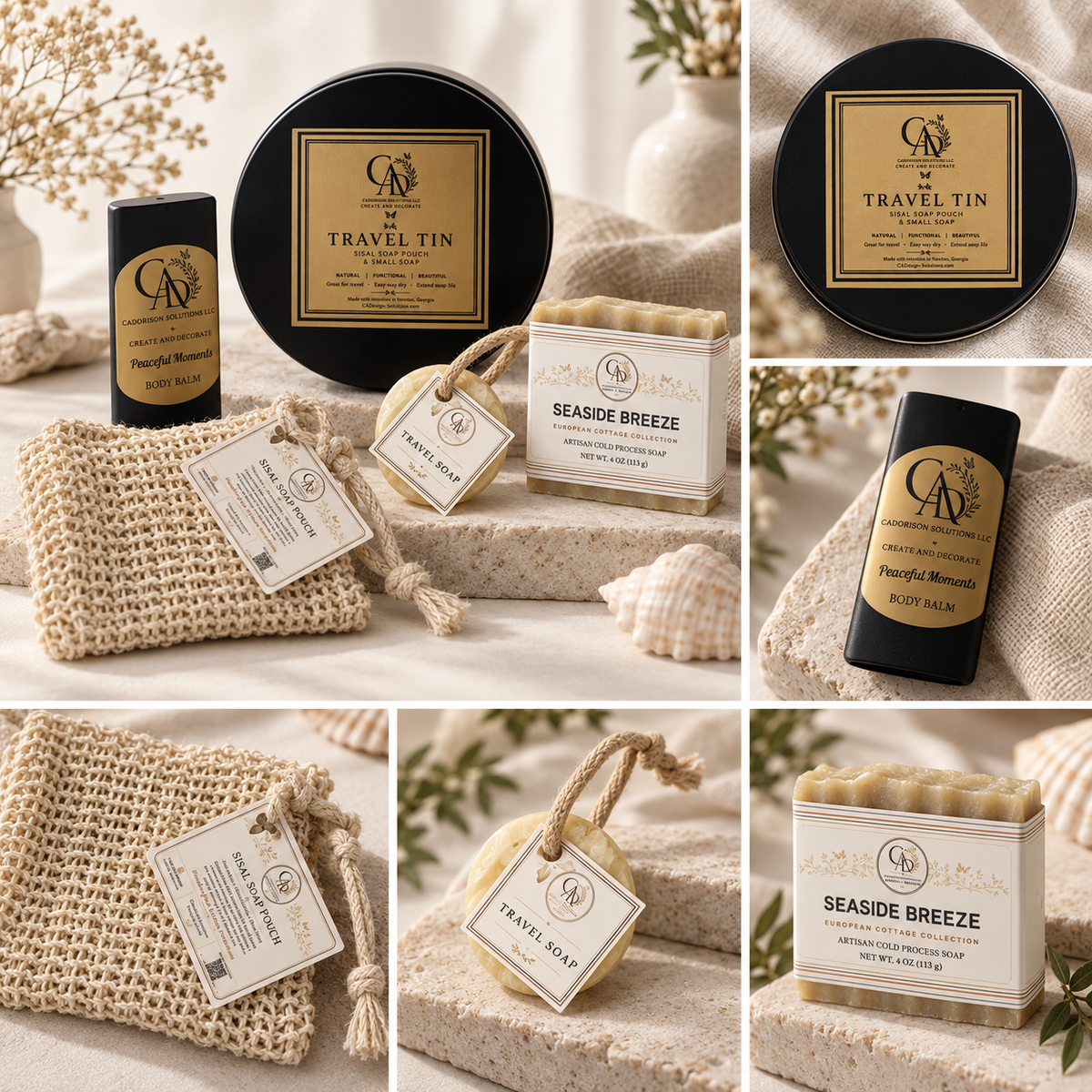 Seaside Breeze™ Luxury Soap & Travel Tin Gift Set